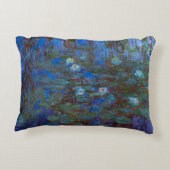 クロードモネ – ブルーウォーターリリー アクセントクッション (裏面)