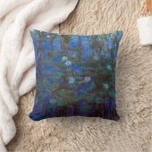 クロードモネ – ブルーウォーターリリー クッション (ブランケット)