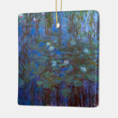 クロードモネ – ブルーウォーターリリー セラミックオーナメント (左)