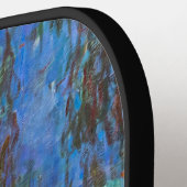 クロードモネ – ブルーウォーターリリー ピックルボールラケット (左詳細)