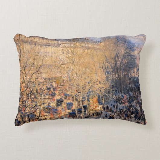 クロードモネ – ブールバードデカプシネズインパリ アクセントクッション (正面)