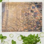 クロードモネ – ブールバードデカプシネズインパリ キッチンタオル (折り畳み)