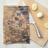 クロードモネ – ブールバードデカプシネズインパリ キッチンタオル (四つ折り)