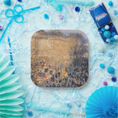 クロードモネ – ブールバードデカプシネズインパリ ペーパープレート (パーティー)