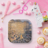 クロードモネ – ブールバードデカプシネズインパリ ペーパープレート (パーティー)