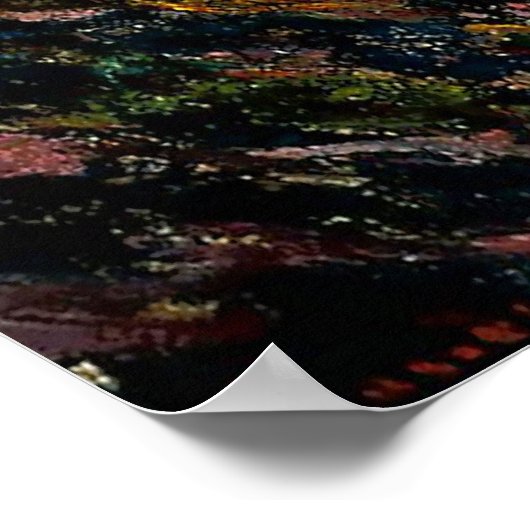 クロードモネ – プチクレウスの谷 ポスター (角)