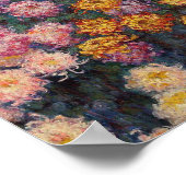 クロードモネ – ベッドオブキクラムス ポスター (角)