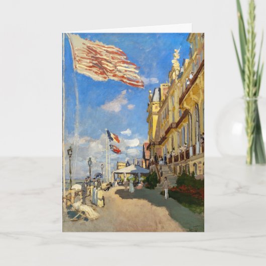 クロードモネ – ホテルデロッシュノワール,トルヴィル カード (正面)