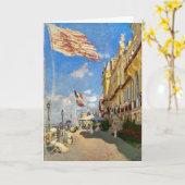 クロードモネ – ホテルデロッシュノワール,トルヴィル カード (黄色い花)