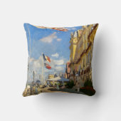 クロードモネ – ホテルデロッシュノワール，トルヴィル クッション (裏面)