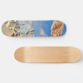 クロードモネ – ホテルデロッシュノワール,トルヴィル スケートボード (横)