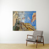 クロードモネ – ホテルデロッシュノワール，トルヴィル タペストリー (インサイチュ(横))