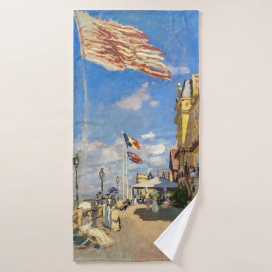 クロードモネ – ホテルデロッシュノワール，トルヴィル バスタオルセット (バスタオル)