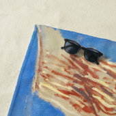 クロードモネ – ホテルデロッシュノワール，トルヴィル ビーチタオル (インサイチュ)