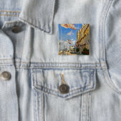 クロードモネ – ホテルデロッシュノワール，トルヴィル 缶バッジ (インサイチュ)