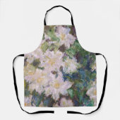 クロードモネ – ホワイトクレマティス エプロン (正面)