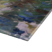 クロードモネ – ホワイトクレマティス カッティングボード (角)