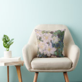 クロードモネ – ホワイトクレマティス クッション (椅子)