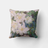 クロードモネ – ホワイトクレマティス クッション (裏面)