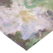 クロードモネ – ホワイトクレマティス ショートテーブルランナー (コーナー)