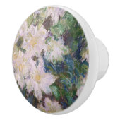 クロードモネ – ホワイトクレマティス セラミックノブ (右)