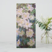 クロードモネ – ホワイトクレマティス 招待状 (スタンド正面)