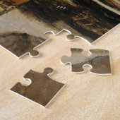 クロードモネ – ボートオンザボートアットビーチ ジグソーパズル (側面)