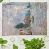 クロードモネ – ボートレガッタアットアルジェンティーユ キッチンタオル (折り畳み)