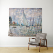 クロードモネ – ボートレガッタアットアルジェンティーユ タペストリー (インサイチュ(横))