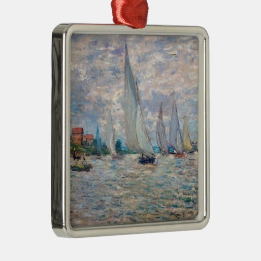 クロードモネ – ボートレガッタアットアルジェンティーユ メタルオーナメント (右)