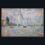 クロードモネ – ボートレガッタアットアルジェンティーユ 薄葉紙<br><div class="desc">The Bots Regatta at Argenteuil / Regate a Argenteuil - Claude Monet,  Canvas,  1874</div>