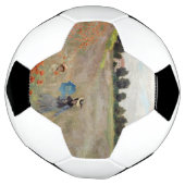 クロードモネ – ポピーフィールド サッカーボール (回転)