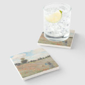 クロードモネ – ポピーフィールド ストーンコースター (横)