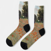 クロードモネ – ポピーフィールド ソックス (左)