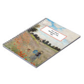 クロードモネ – ポピーフィールド ノートブック (左側)