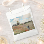 クロードモネ – ポピーフィールド フェイバーバッグ (クリップ留めされた状態)