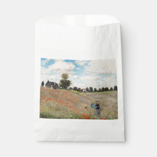 クロードモネ – ポピーフィールド フェイバーバッグ (正面)