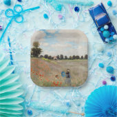 クロードモネ – ポピーフィールド ペーパープレート (パーティー)