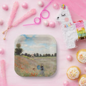 クロードモネ – ポピーフィールド ペーパープレート (パーティー)