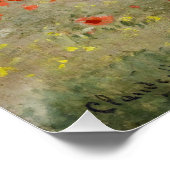 クロードモネ – ポピーフィールド ポスター (コーナー)