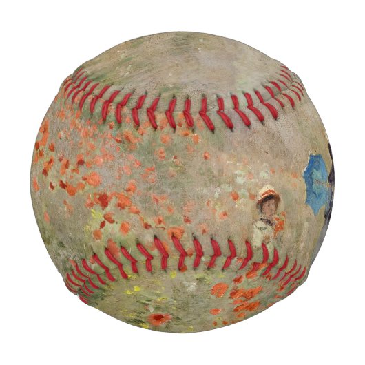 クロードモネ – ポピーフィールド 野球ボール (正面)
