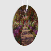 クロードモネ |モネの庭の小道 オーナメント (正面)