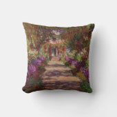 クロードモネ |モネの庭の小道 クッション (正面)