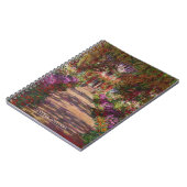 クロードモネ |モネの庭の小道 ノートブック (左側)