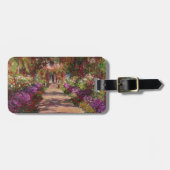 クロードモネ |モネの庭の小道 ラゲッジタグ (正面横)