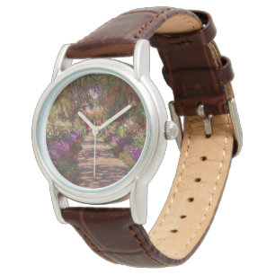 クロードモネ モネの庭の小道 腕時計
