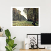 クロードモネ – ラルートデュバーブロー ポスター (ホームオフィス)