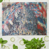 クロードモネ – ラルーモントルグイユ – パリ キッチンタオル (折り畳み)