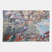 クロードモネ – ラルーモントルグイユ – パリ キッチンタオル (横)