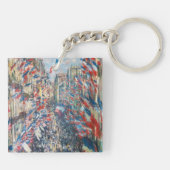 クロードモネ – ラルーモントルグイユ – パリ キーホルダー (裏面)